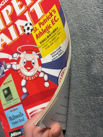 St Patrick's athletic magazine