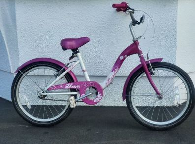 Young Girls Pink Paris Daisy Bike Used In Working Order