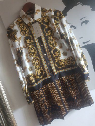 Zara Versace Style Print Dress