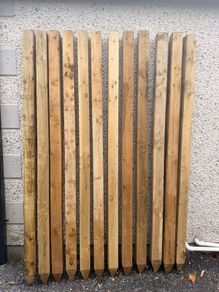 12 Fence posts