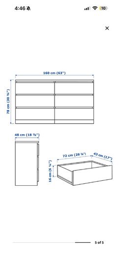 ikea Malm unit