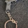 Baretta 92f pistol keyring. Image 2
