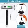 Portable Digital Scale LCD Display 110lb/50kg Electronic Luggage Hanging Suitcase Travel Weighs Baggage Bag Weight Balance Tool Image 4