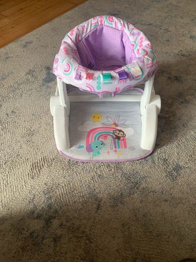 Bright Starts Wild Wiggles Learn-to-Sit Activity Floor Seat