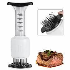 Multi Function Meat Tenderizer Needle ABS+Stainless Steel Steak Meat Injector Marinade Flavor Syringe Kitchen Gadgets Meat Tools