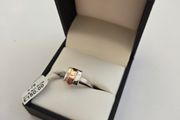 Brand New 925 Silver &amp; 9ct Gold Ring