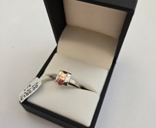 Brand New 925 Silver & 9ct Gold Ring