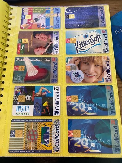 Call Cards folder with cards
