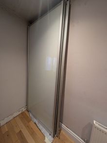 wardrobe sliding doors/ rails