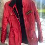 Ladies red Barber jacket sixe 10 Image 6