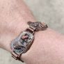 Vintage 6 panel African Animal Bronze Bracelet Image 2