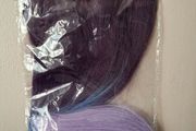 Purple Faux Hair extensions