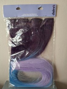 Purple Faux Hair extensions