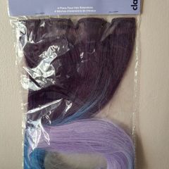 Purple Faux Hair extensions