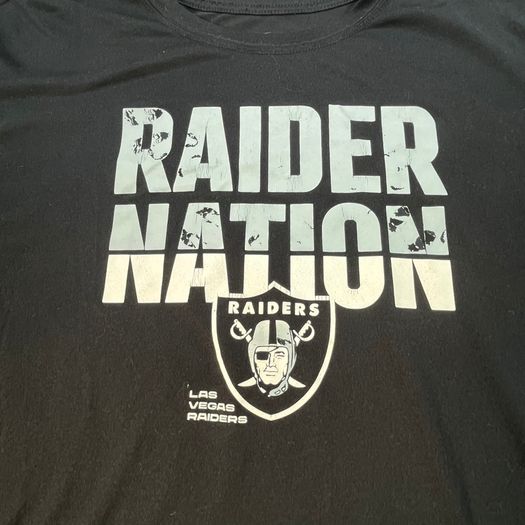 Nike Raiders Nation Black Dri-Fit T-Shirt XXL - NFL