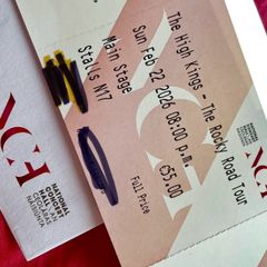 1 ticket to High Kings Sun 22 Feb 8pm NCH Dublin