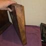 Solid Wooden carved wall hanging "Scholar" Image 10