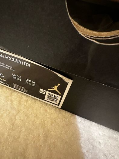 Nike toddler Nike air Jordan trainers