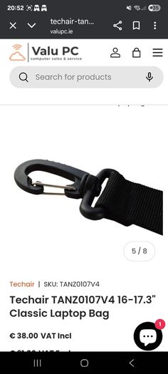 Laptop bag techair