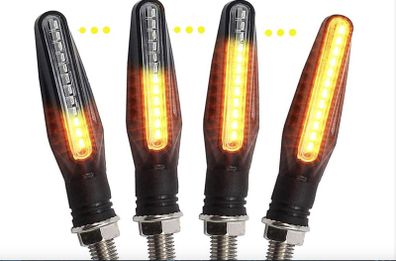 2 x Flowing Amber Light Indicators/Blinkers