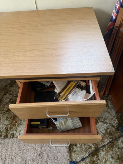3-Drawer Cabinet & Matching Desk