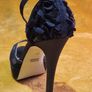 Black Cinders high heels size 4 Image 5