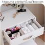Dressing Table Isla 1 Drawer Mirror & Stool Image 7