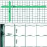 1M X 20M Green Wire Mesh Fencing  PVC Coated 100 x 100mm Mesh Size 2.2mm Wire Diameter Galvanized Wire Fence Roll Image 2