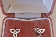A Pair of Celtic Trinity Knot Earrings