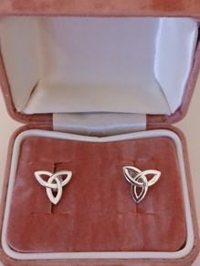 A Pair of Celtic Trinity Knot Earrings