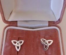 A Pair of Celtic Trinity Knot Earrings