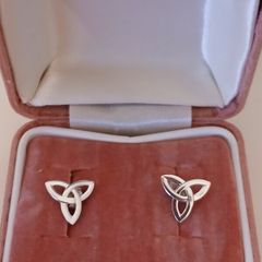 A Pair of Celtic Trinity Knot Earrings