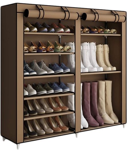 Shoe Rack Shoe Storage Boot Style Hode up to 27 Pairs Shoes With Non-woven Fabric Cover,Grey MULTIPLE COLOURS AVAILABLE (FREE POSTAGE)