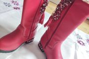 Beautiful Red Girl's Winter Boots (New)