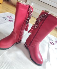 Beautiful Red Girl's Winter Boots (New)