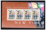 2003 Ireland St. Patrick's Day Commemorative Stamp Booklet Pane Mint Never Hinged (MNH). Hibernian HP138
