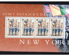 2003 Ireland St. Patrick's Day Commemorative Stamp Booklet Pane Mint Never Hinged (MNH). Hibernian HP138