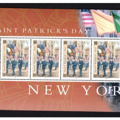 2003 Ireland St. Patrick's Day Commemorative Stamp Booklet Pane Mint Never Hinged (MNH). Hibernian HP138
