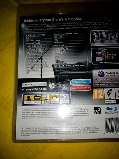 Singstar Take That PlayStation 3 Ps3 Games Original