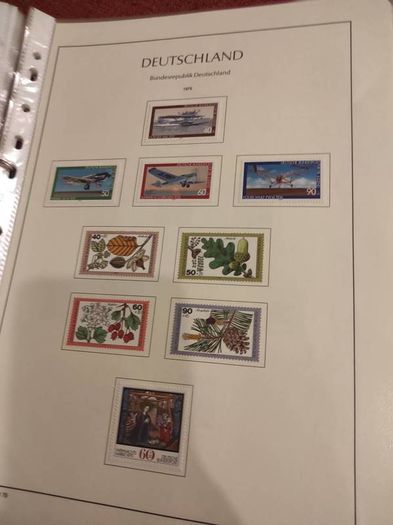 GERMANY 1975-82 album with stamps