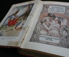 Stories for Little Children // 1920 Hardback // The Kindergarten Children's Hour // Children's Stories and Poems , Songs, plays, Vol 1