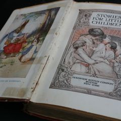 Stories for Little Children // 1920 Hardback // The Kindergarten Children's Hour // Children's Stories and Poems , Songs, plays, Vol 1