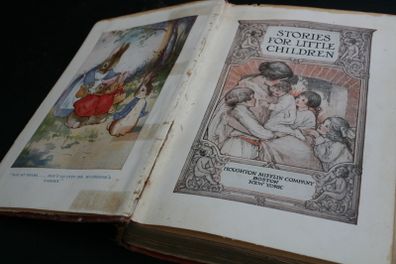 Stories for Little Children // 1920 Hardback // The Kindergarten Children's Hour // Children's Stories and Poems , Songs, plays, Vol 1