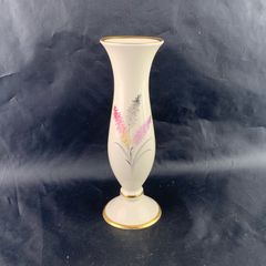 Mid Century Floral Pattern Bavarian vase