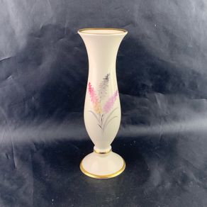 Mid Century Floral Pattern Bavarian vase