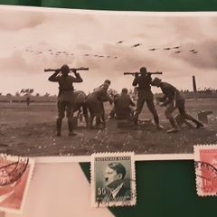 Militaria field picture card