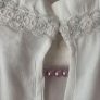 dress Bnwt Grace & Mila white dress with high neck detail Image 7
