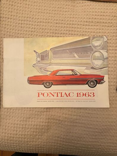 Car brochures. USA and Canada of USA manufacturers. GM, Ford etc.