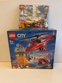 Lego City 60281 Fire Rescue + FREE Polybag 40512 Fun and Funky VIP
