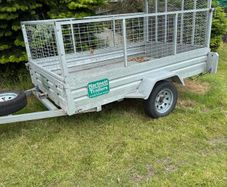 Hartnett 8x5 Heavy Duty Galvanised Mesh Trailer